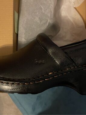 b.o.c. WomenBlack Leather Slip-On Casual Shoe